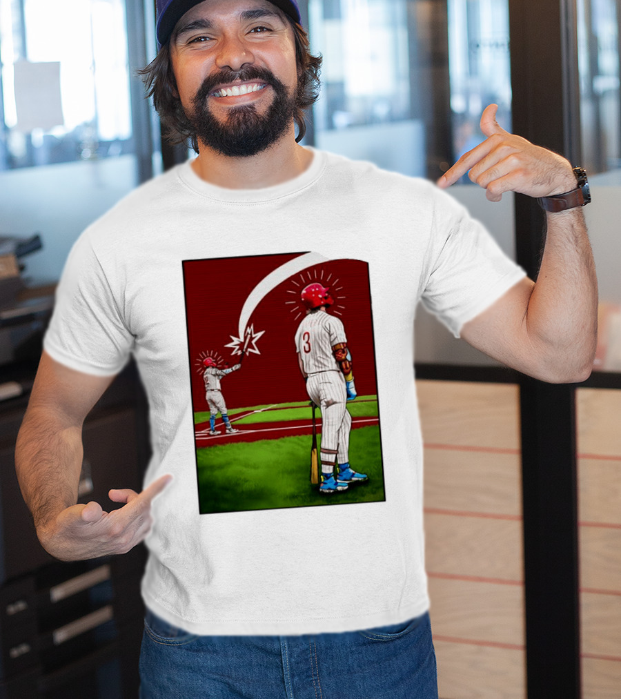 Kyle Schwarber Bryce Harper Philadelphia Phillies MLB Baseball Players T-Shirt