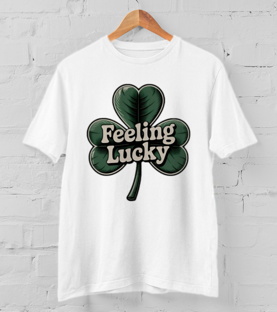 Feeling Lucky Shamrock St. Patrick's Day Clover T-Shirt