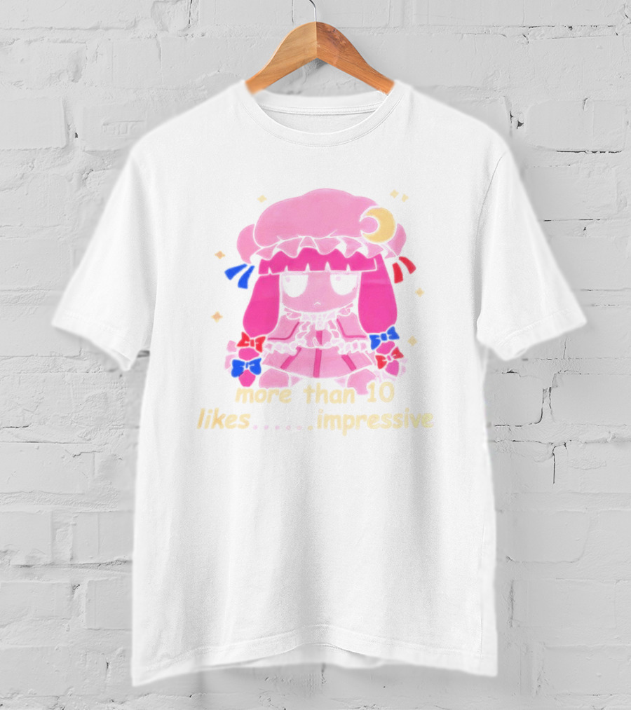 Patchouli Knowledge Touhou Project More Than 10 Likes Impressive T-Shirt