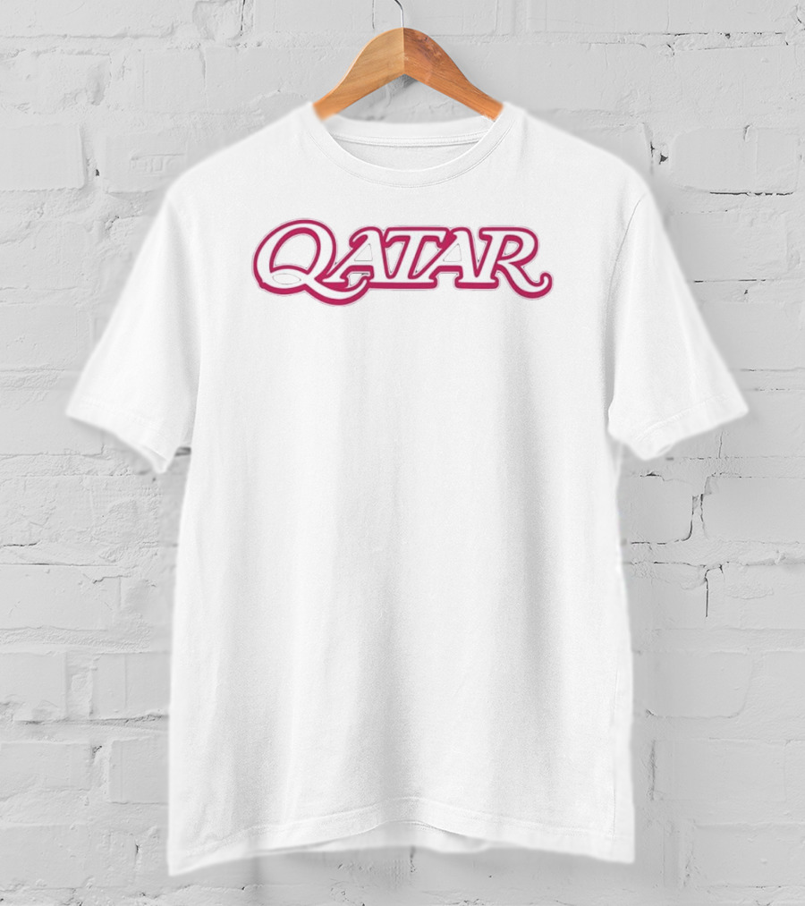 Qatar National Football Team Flag T-Shirt