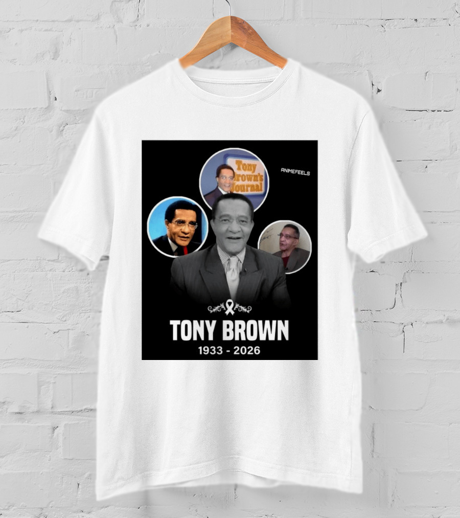 Tony Brown's Journal 1933 2026 ANIMEFEELS T-Shirt