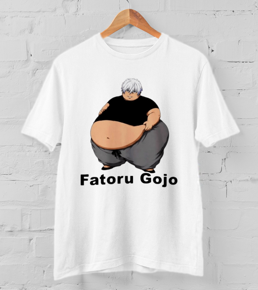 Satoru Gojo Jujutsu Kaisen Fatoru Gojo Meme Character Fan Favorite Humor T-Shirt