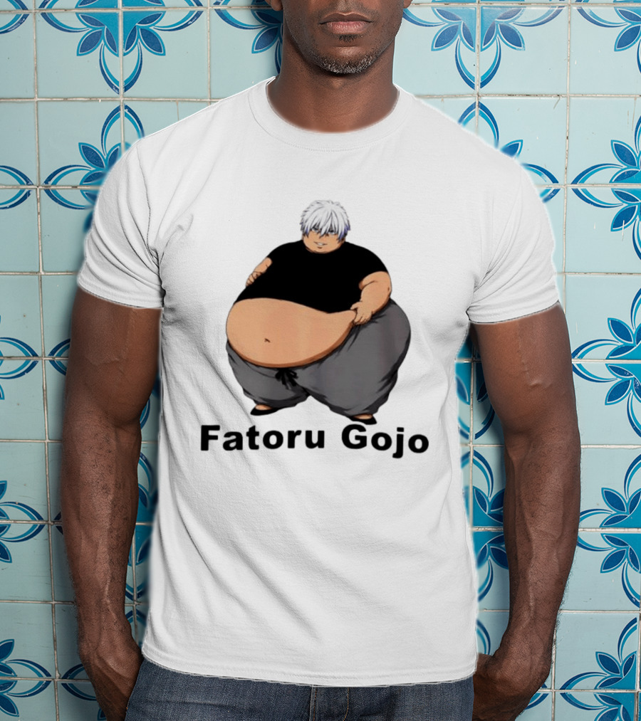 Satoru Gojo Jujutsu Kaisen Fatoru Gojo Meme Character Fan Favorite Humor T-Shirt
