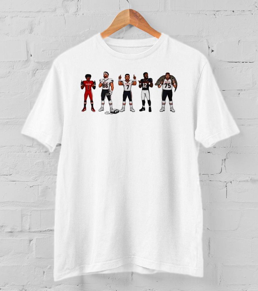 Tank Dell Dalton Schultz CJ Stroud Nico Collins Jarrett Patterson Houston Texans Team Players T-Shirt