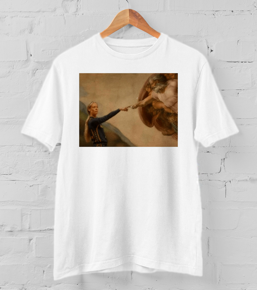 Creation Of Adam Indiana Fever Basketball Player T-Shirt