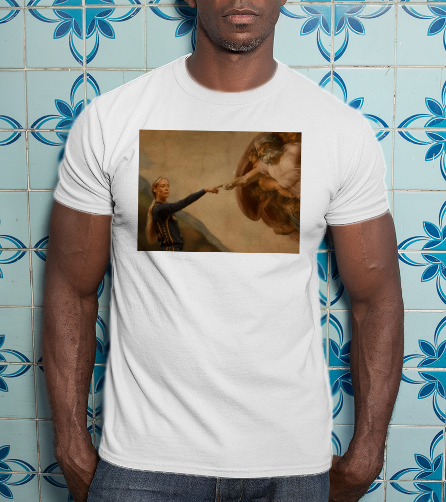 Creation Of Adam Indiana Fever Basketball Player T-Shirt