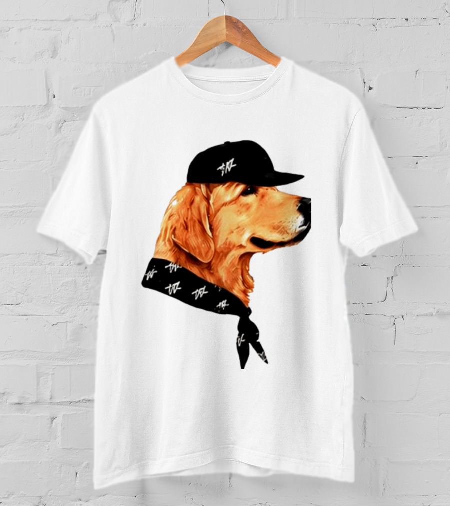 Ashton Kutcher Good Boy Dog Cap Bandana T-Shirt