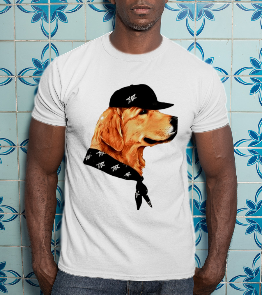 Ashton Kutcher Good Boy Dog Cap Bandana T-Shirt