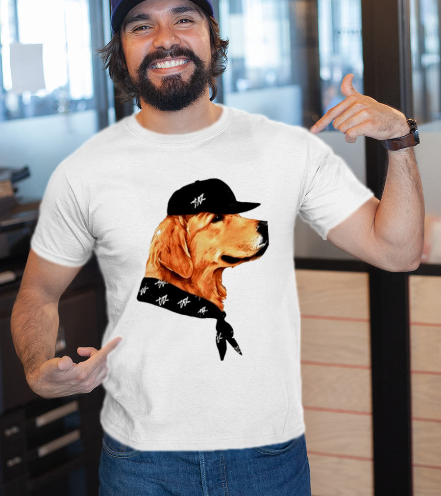 Ashton Kutcher Good Boy Dog Cap Bandana T-Shirt