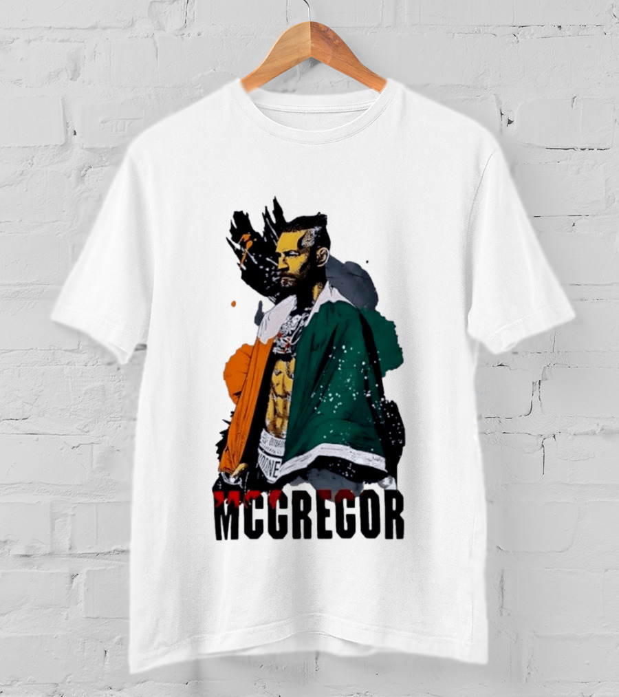 McGregor Irish Flag Warrior In The Cage T-Shirt
