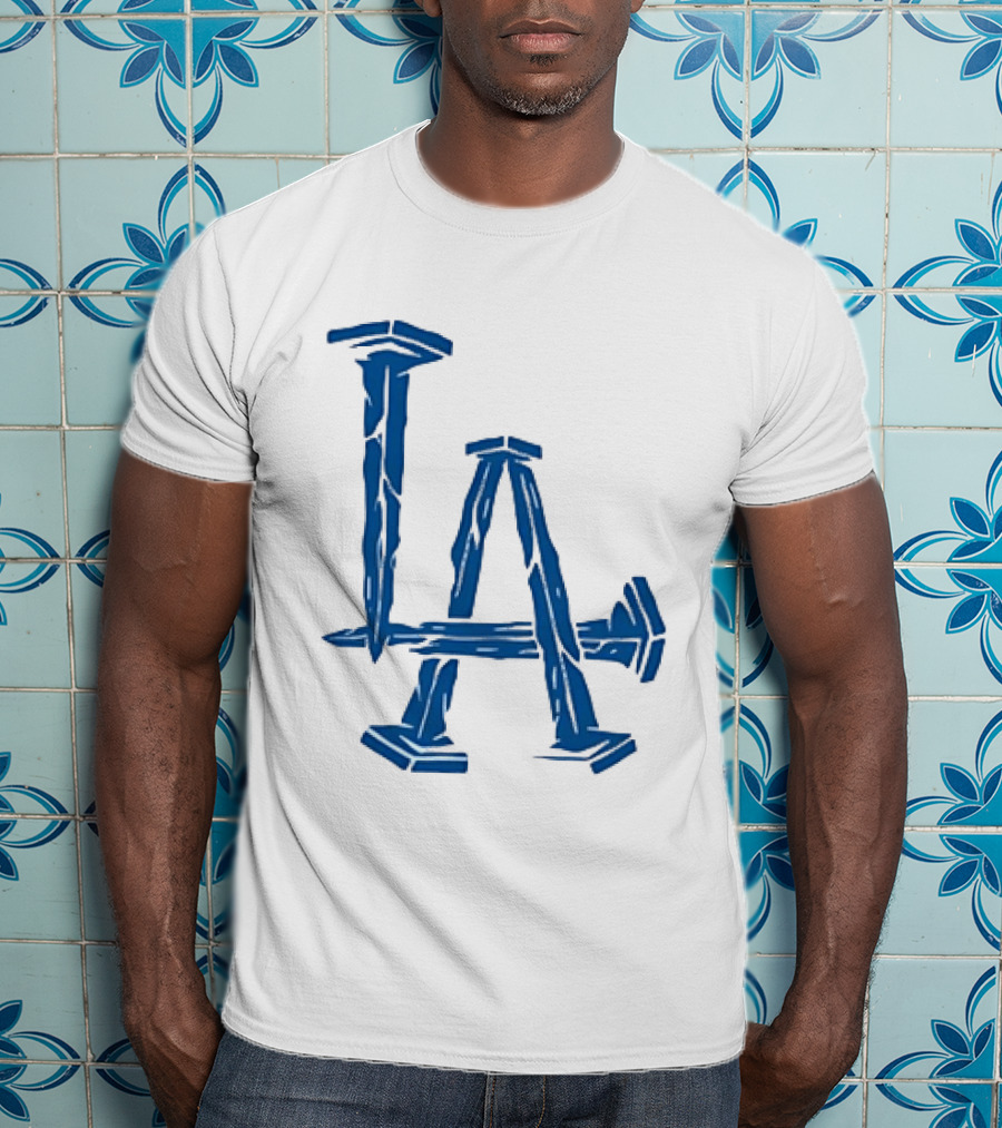 Los Angeles Dodgers LA Nails Baseball Team T-Shirt