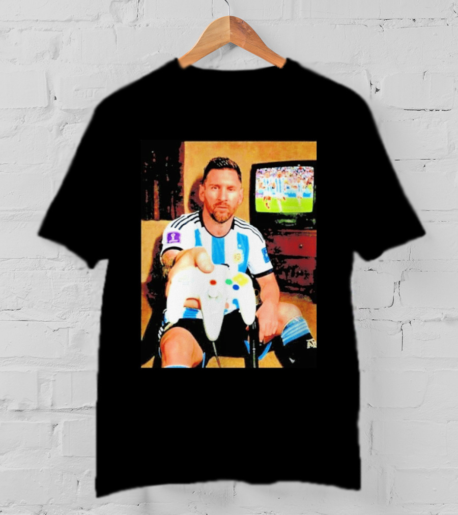 Argentina National Team Icon Lionel Messi Gaming Experience T-Shirt