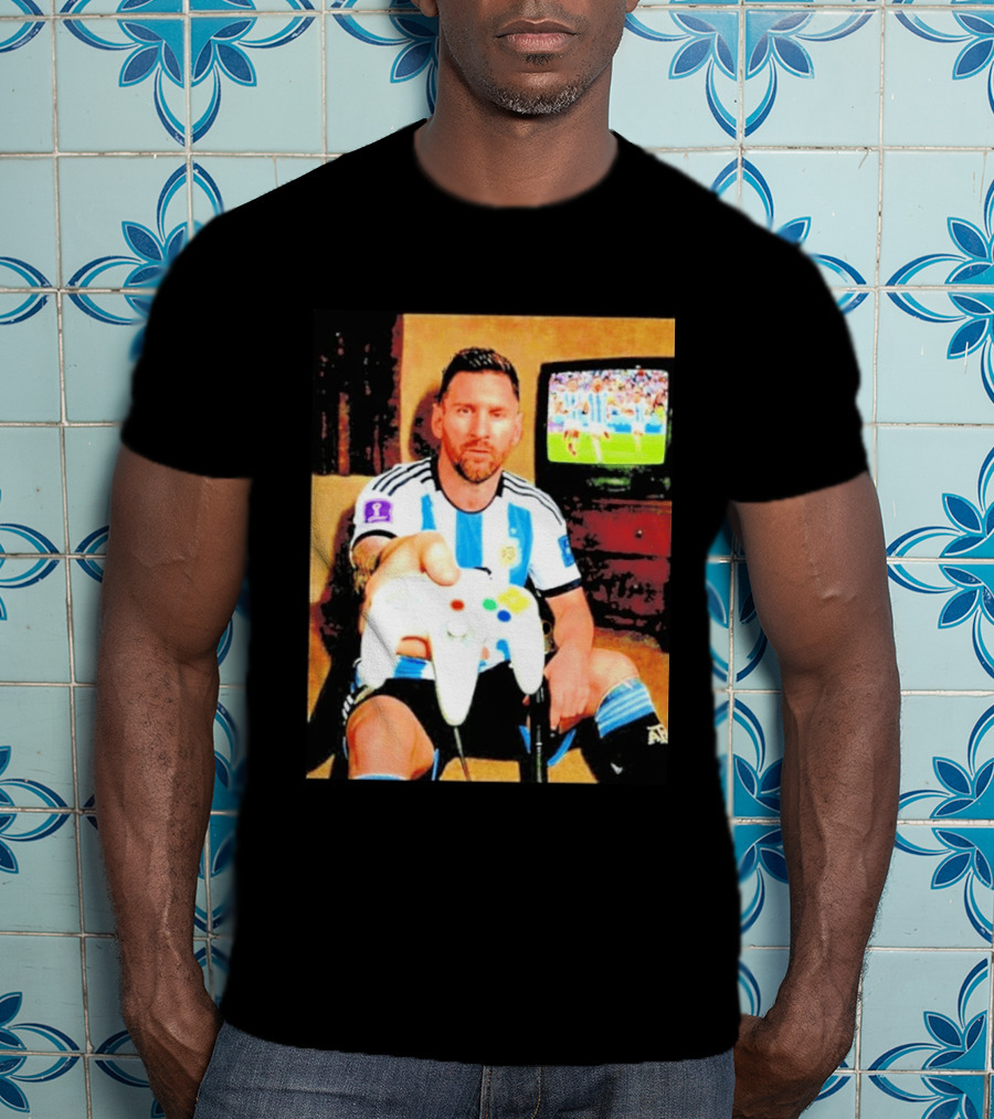 Argentina National Team Icon Lionel Messi Gaming Experience T-Shirt