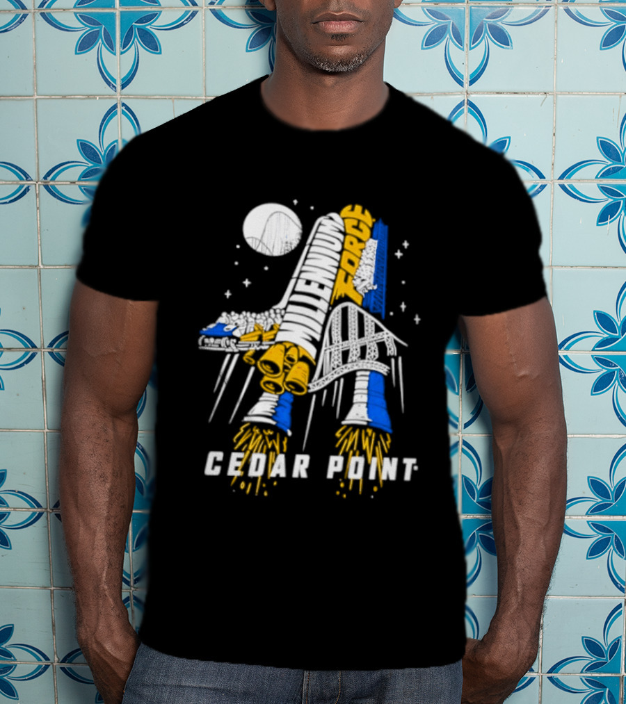 Millennium Force Cedar Point Space Rocket Shuttle Adventure T-Shirt
