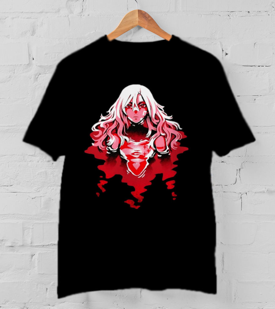 Power Makima Chainsaw Man Red Blood Anime T-Shirt