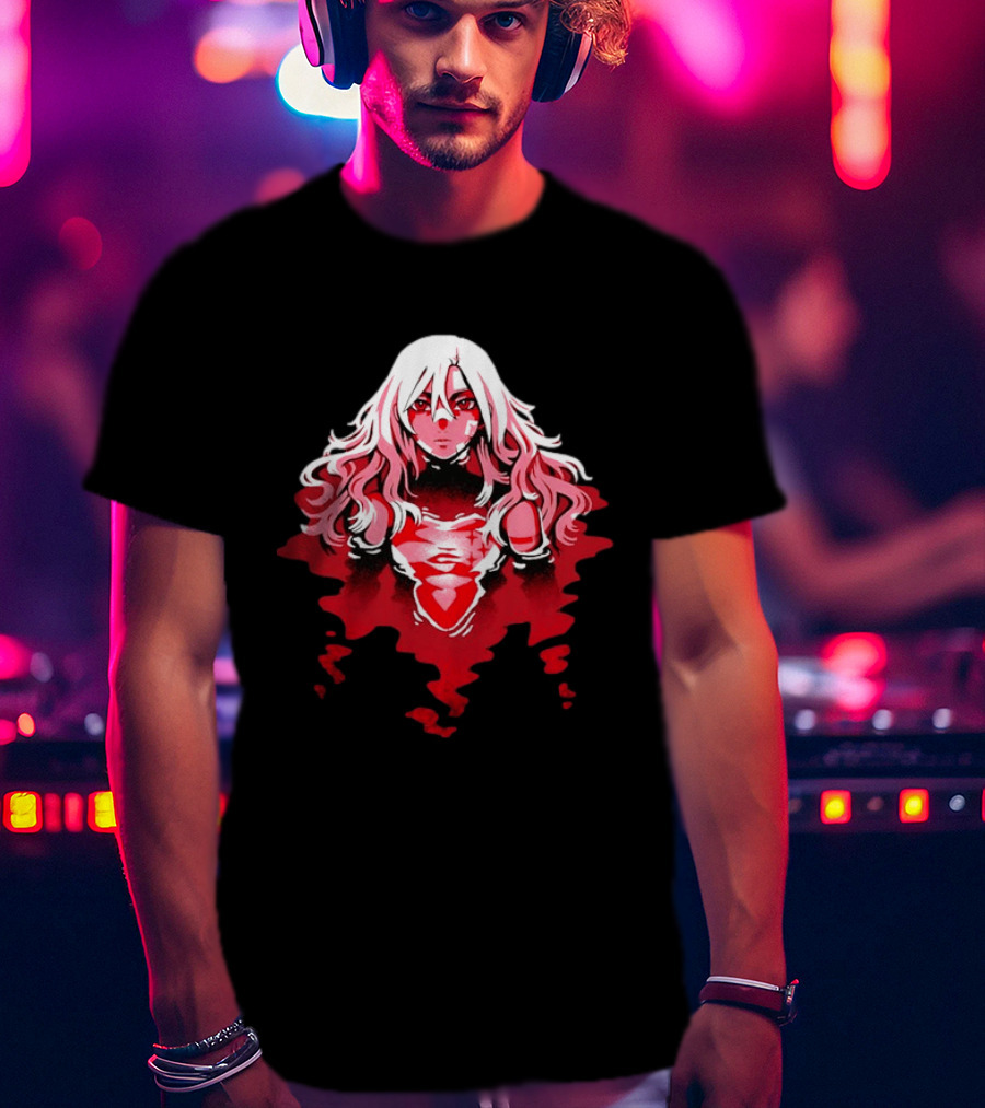 Power Makima Chainsaw Man Red Blood Anime T-Shirt