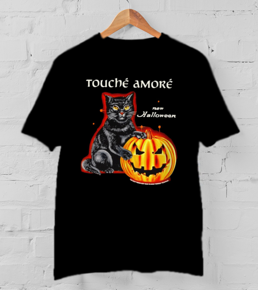 Touche Amore Black Cat Jack O Lantern New Halloween You Keep Finding New Ways T-Shirt