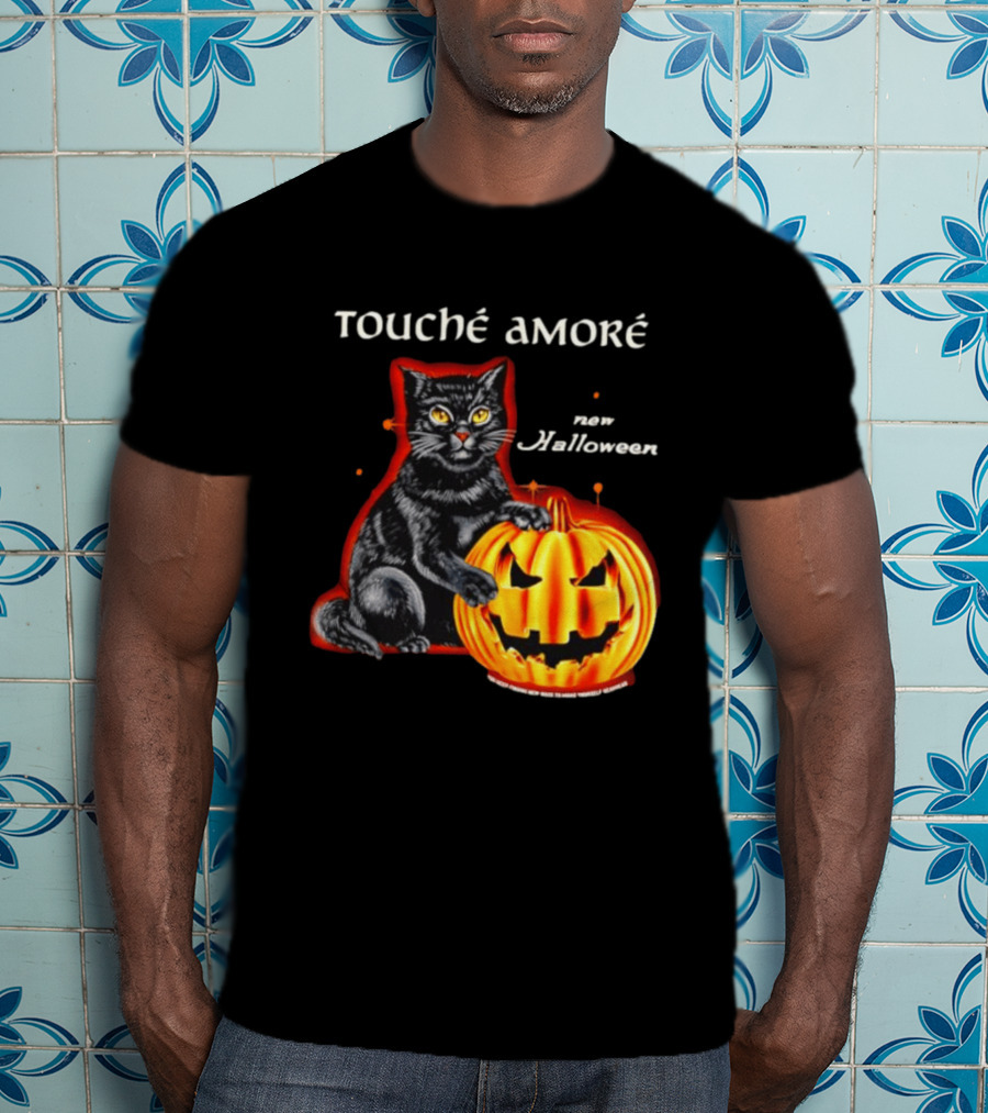 Touche Amore Black Cat Jack O Lantern New Halloween You Keep Finding New Ways T-Shirt