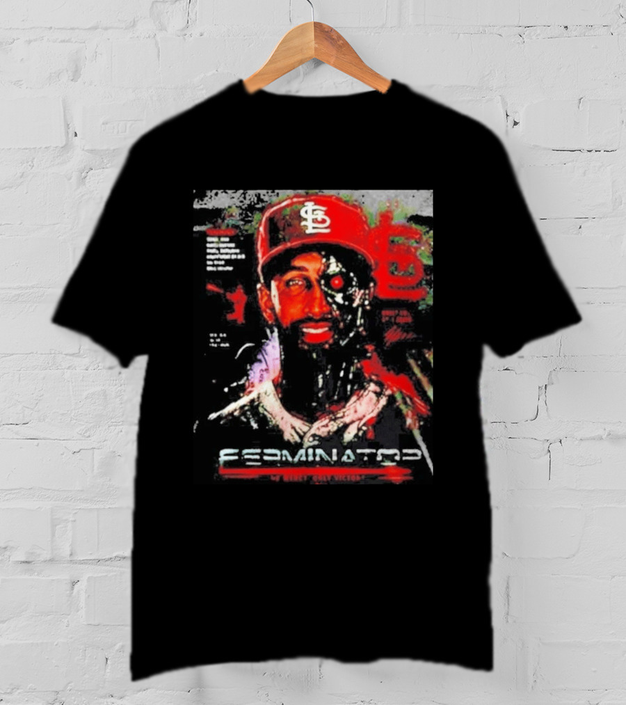 2026 St. Louis Cardinals Jose Fermin Ferminator Cyborg T-Shirt