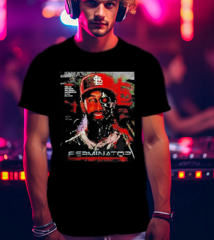 2026 St. Louis Cardinals Jose Fermin Ferminator Cyborg T-Shirt
