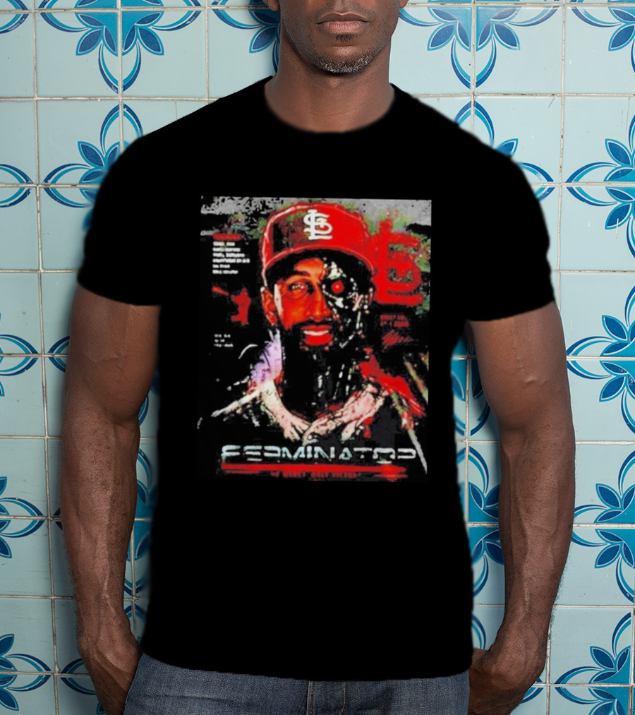 2026 St. Louis Cardinals Jose Fermin Ferminator Cyborg T-Shirt