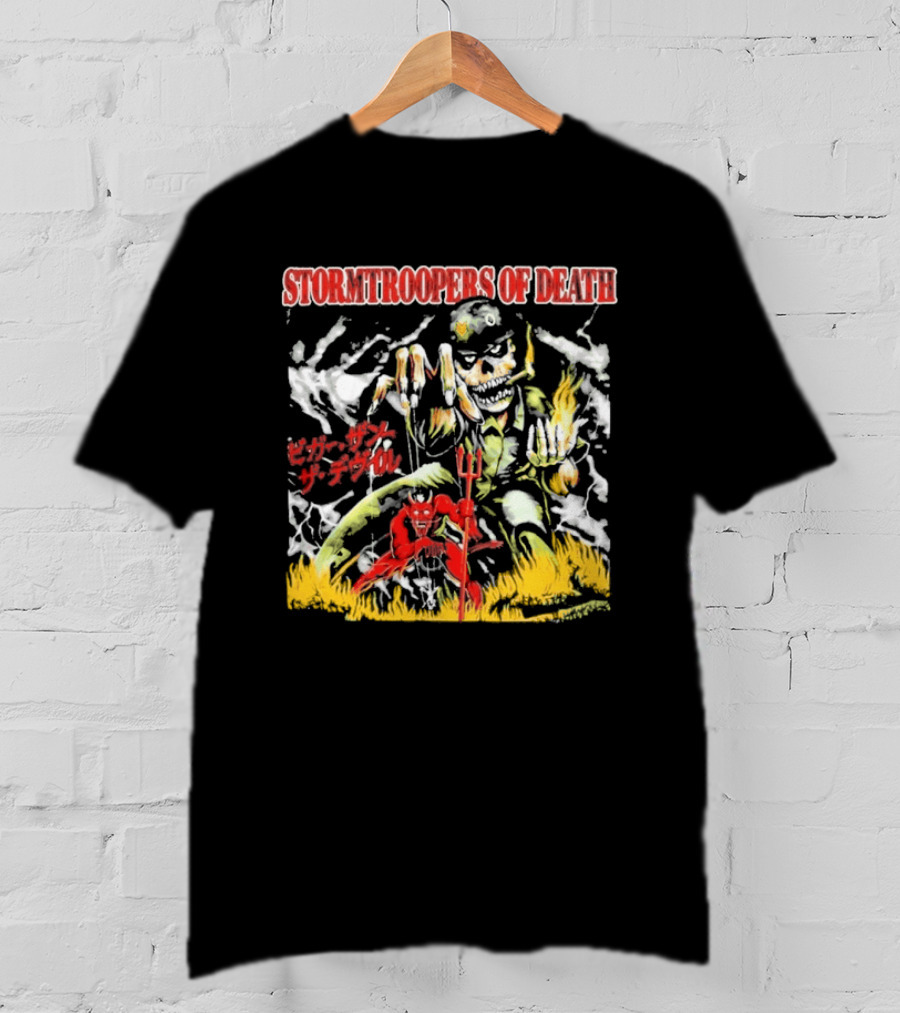 Stormtroopers Of Death Beyond Human Bleed Red Soldier T-Shirt