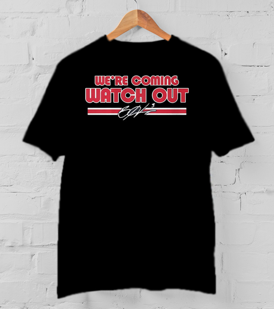 Brad Beal Signature We're Coming Out Washington Wizards T-Shirt
