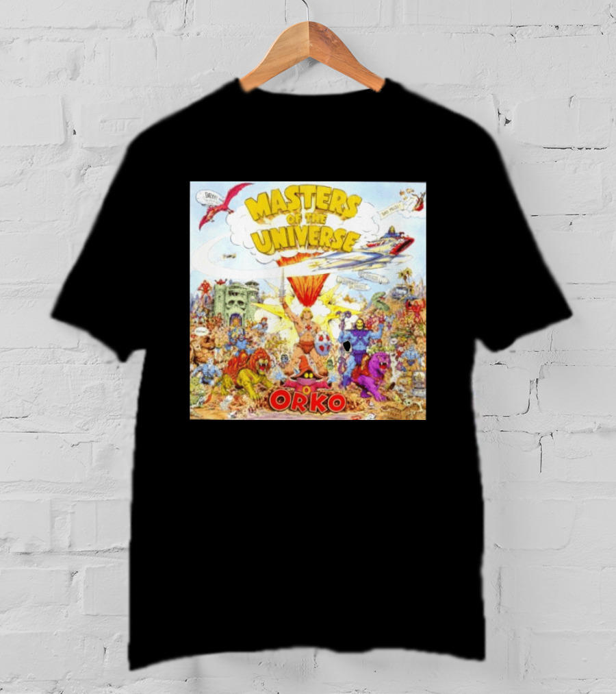 He Man Skeletal Orko Masters Of The Universe Vintage Comic Scene T-Shirt