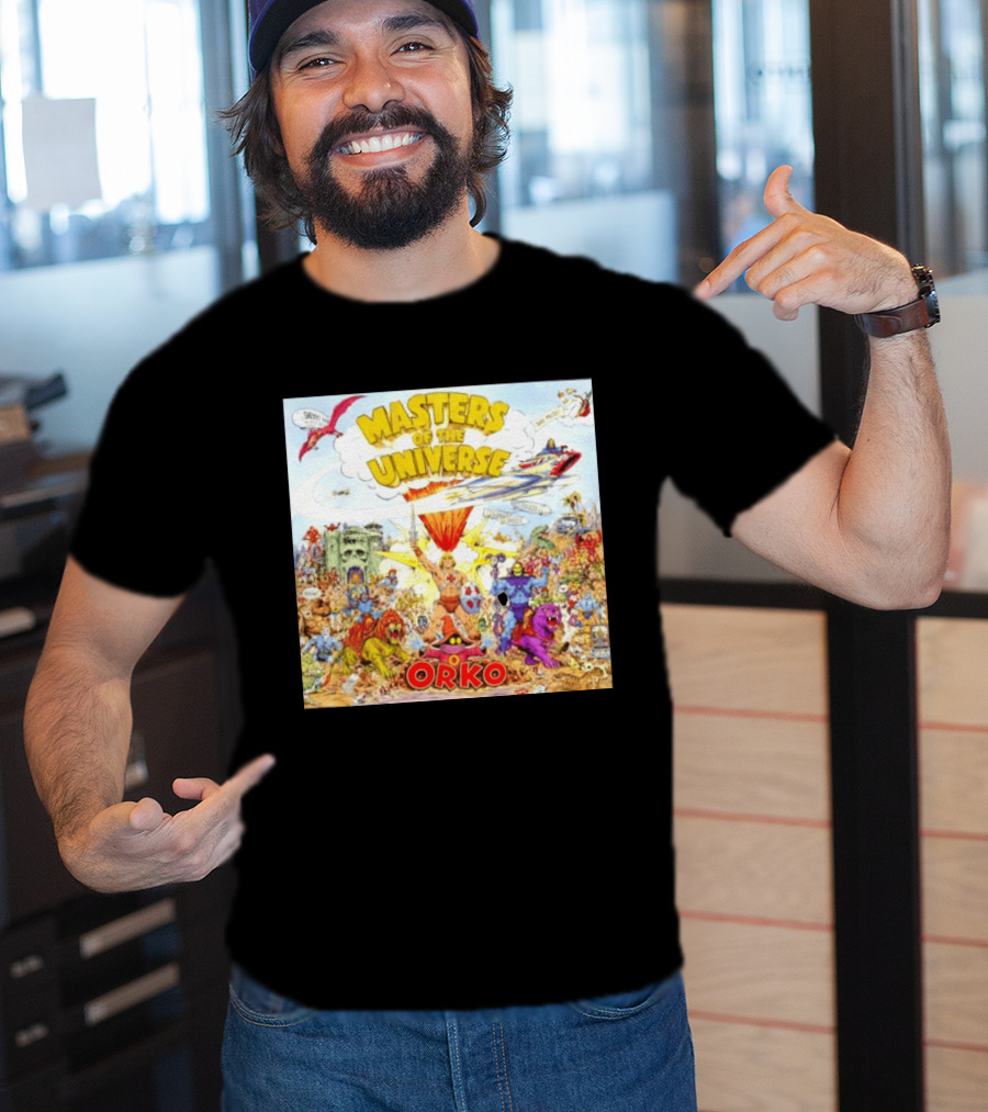 He Man Skeletal Orko Masters Of The Universe Vintage Comic Scene T-Shirt