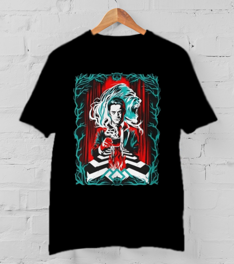 Agent Dale Cooper Bob Twin Peaks Coffee Mystery Scene T-Shirt