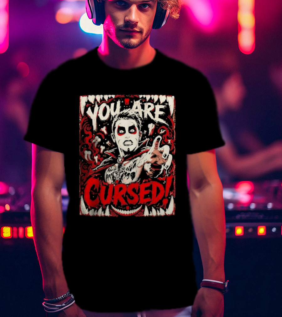 Danhausen You Are Cursed Pro Wrestling T-Shirt
