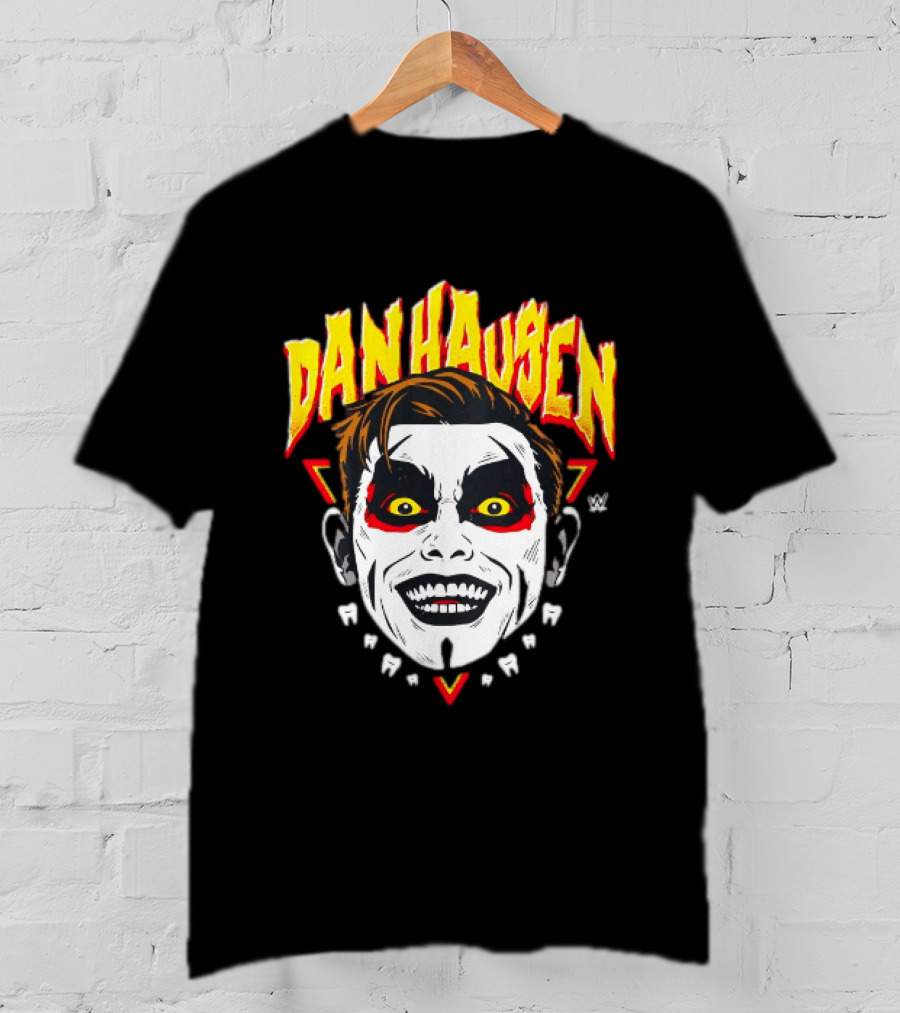 Danhausen Face Paint Yellow Eyes Red Triangle WWE T-Shirt