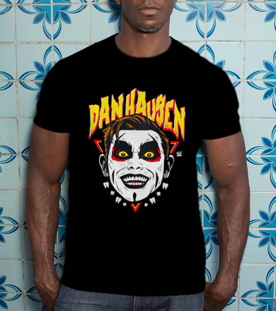 Danhausen Face Paint Yellow Eyes Red Triangle WWE T-Shirt