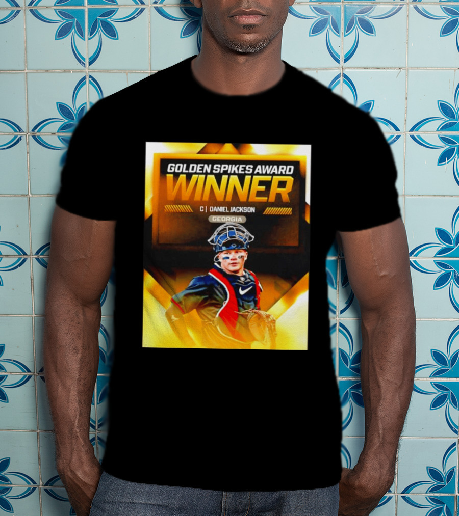 Golden Spikes Award Winner Daniel Jackson Georgia Catcher T-Shirt