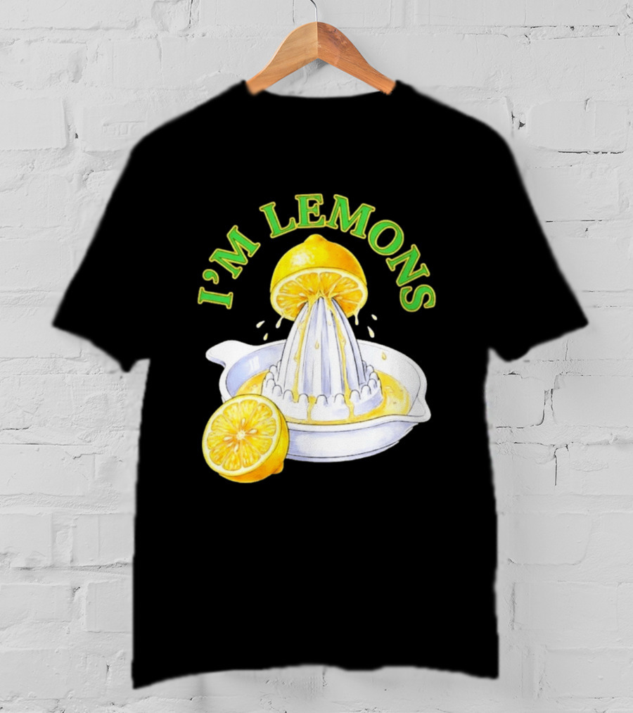 I'm Lemons Citrus Squeezer Fruit T-Shirt