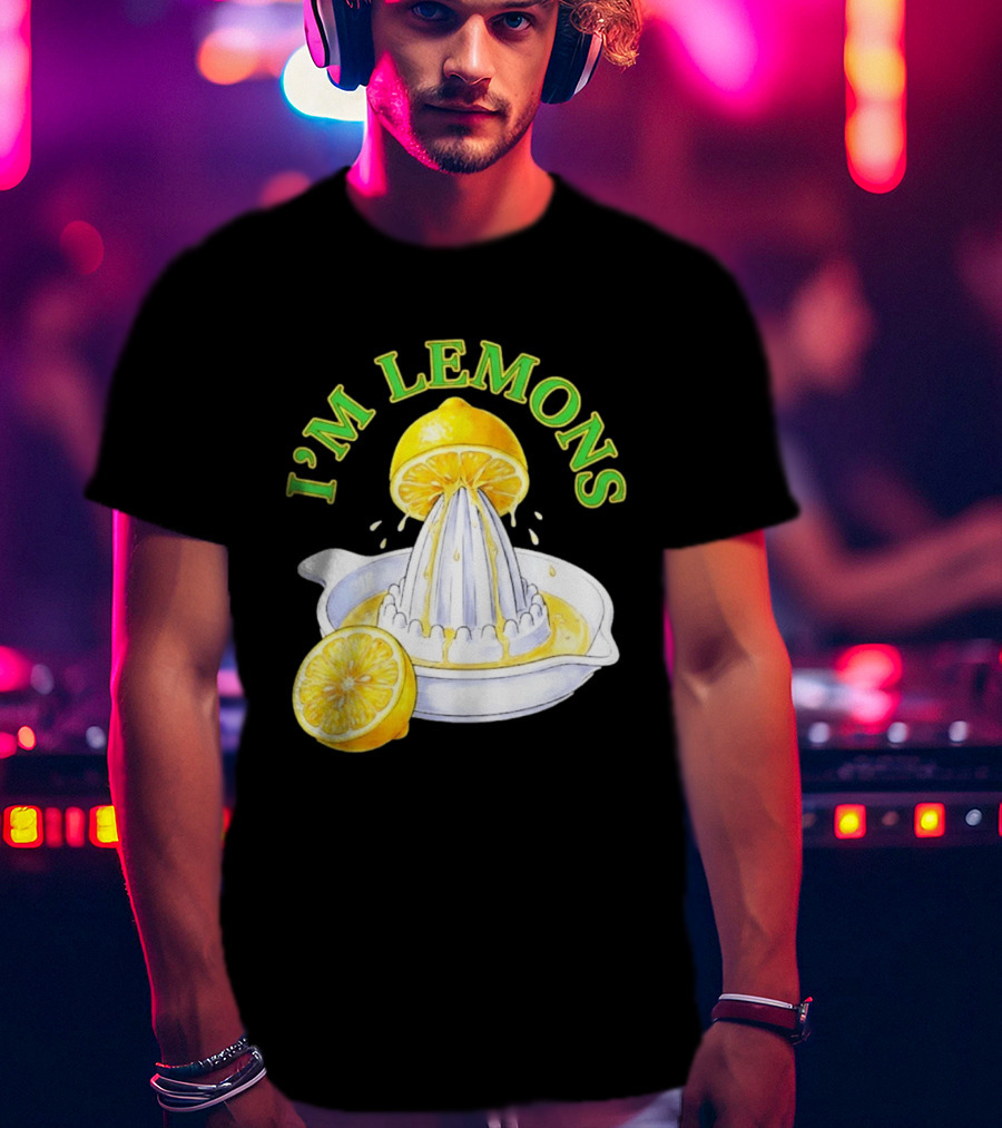 I'm Lemons Citrus Squeezer Fruit T-Shirt