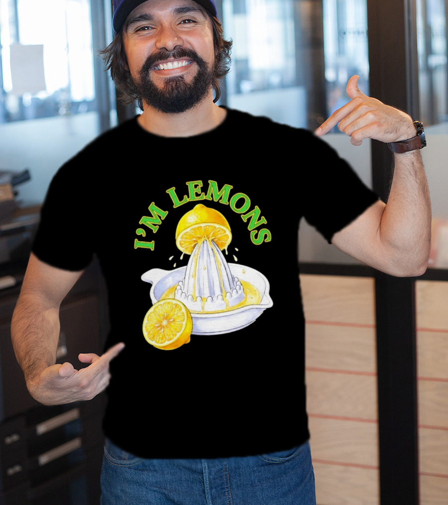 I'm Lemons Citrus Squeezer Fruit T-Shirt