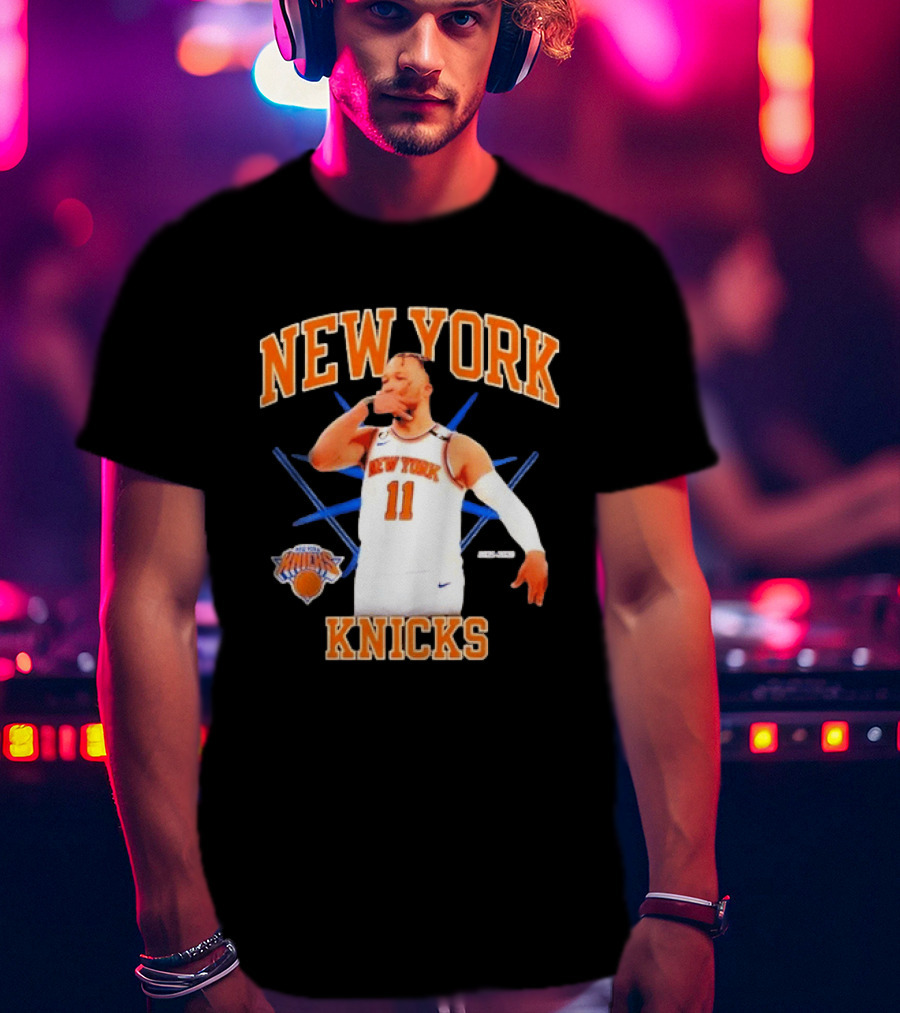 New York Knicks Jalen Brunson 11 NBA Basketball 3 Point 2026 T-Shirt