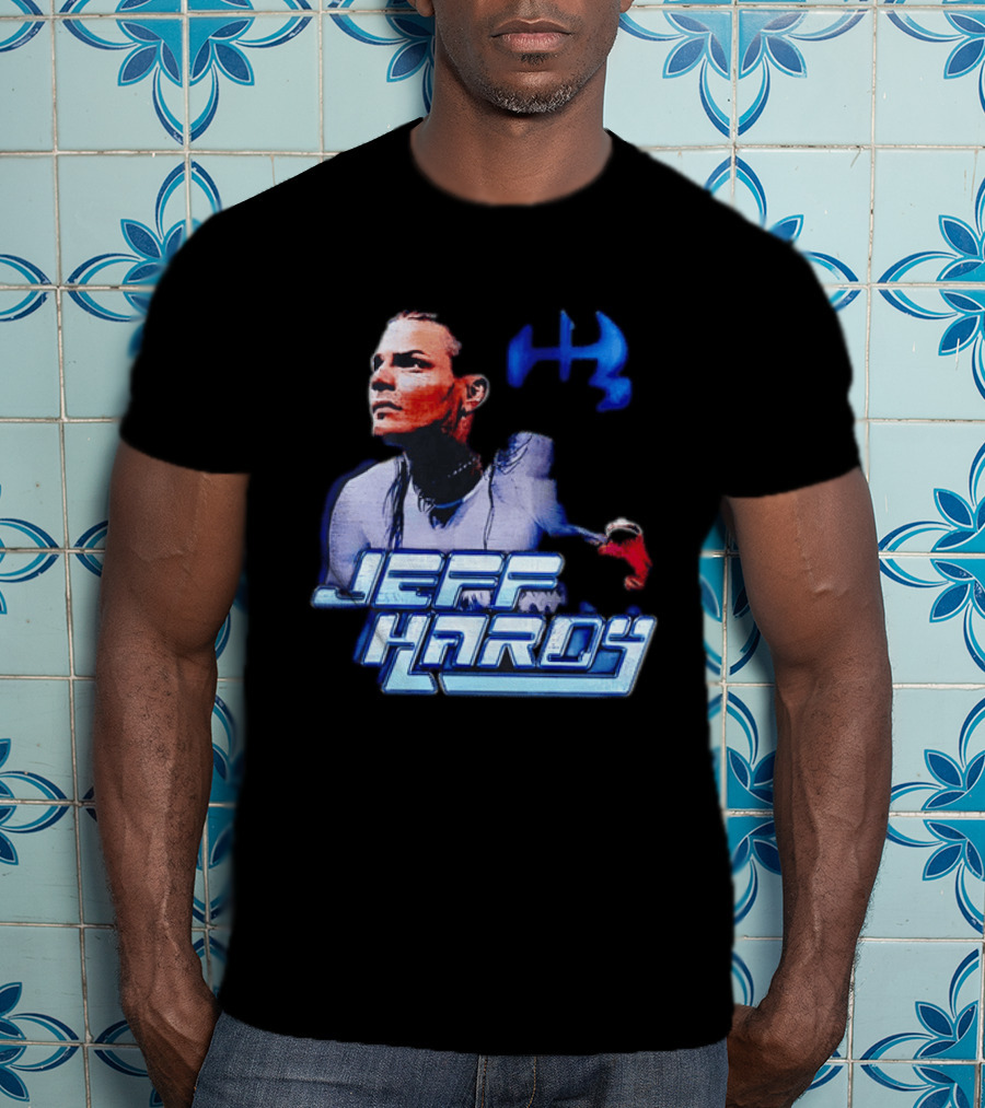 Jeff Hardy WWE Superstar Blue And Red T-Shirt