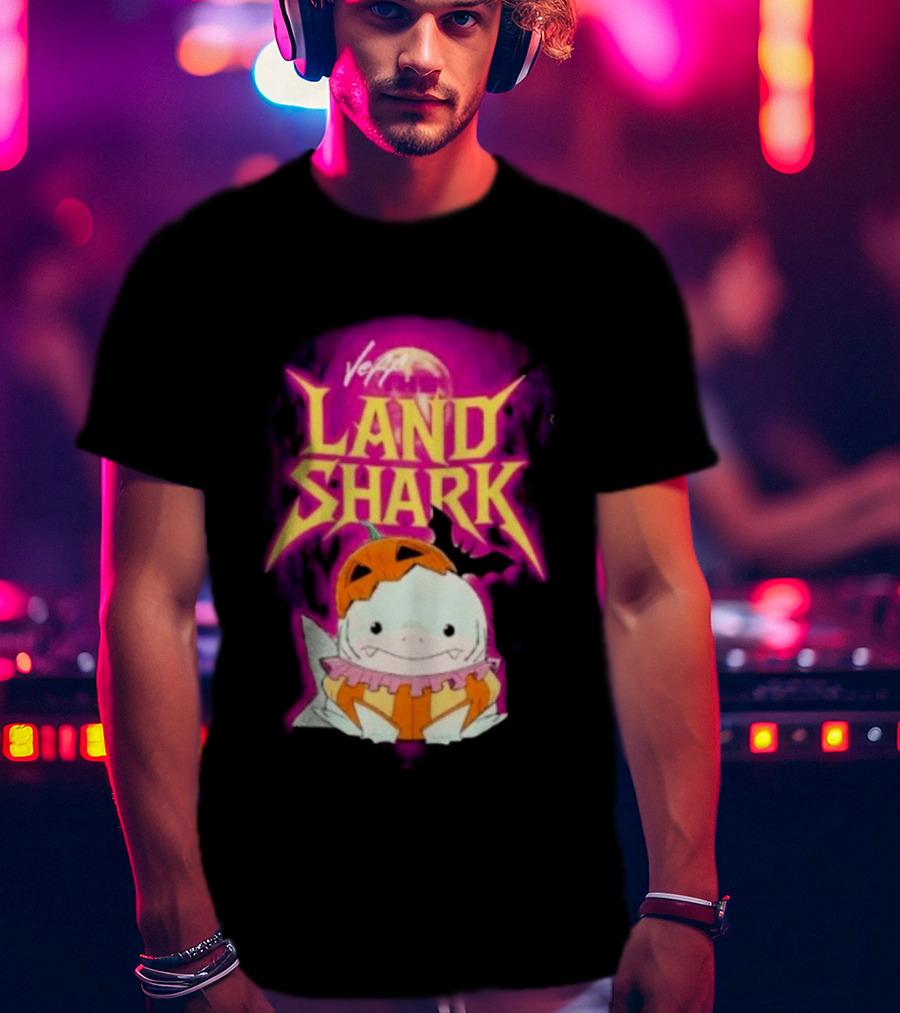 Veep Marvel Rivals Jeff The Land Shark Pumpkin T-Shirt
