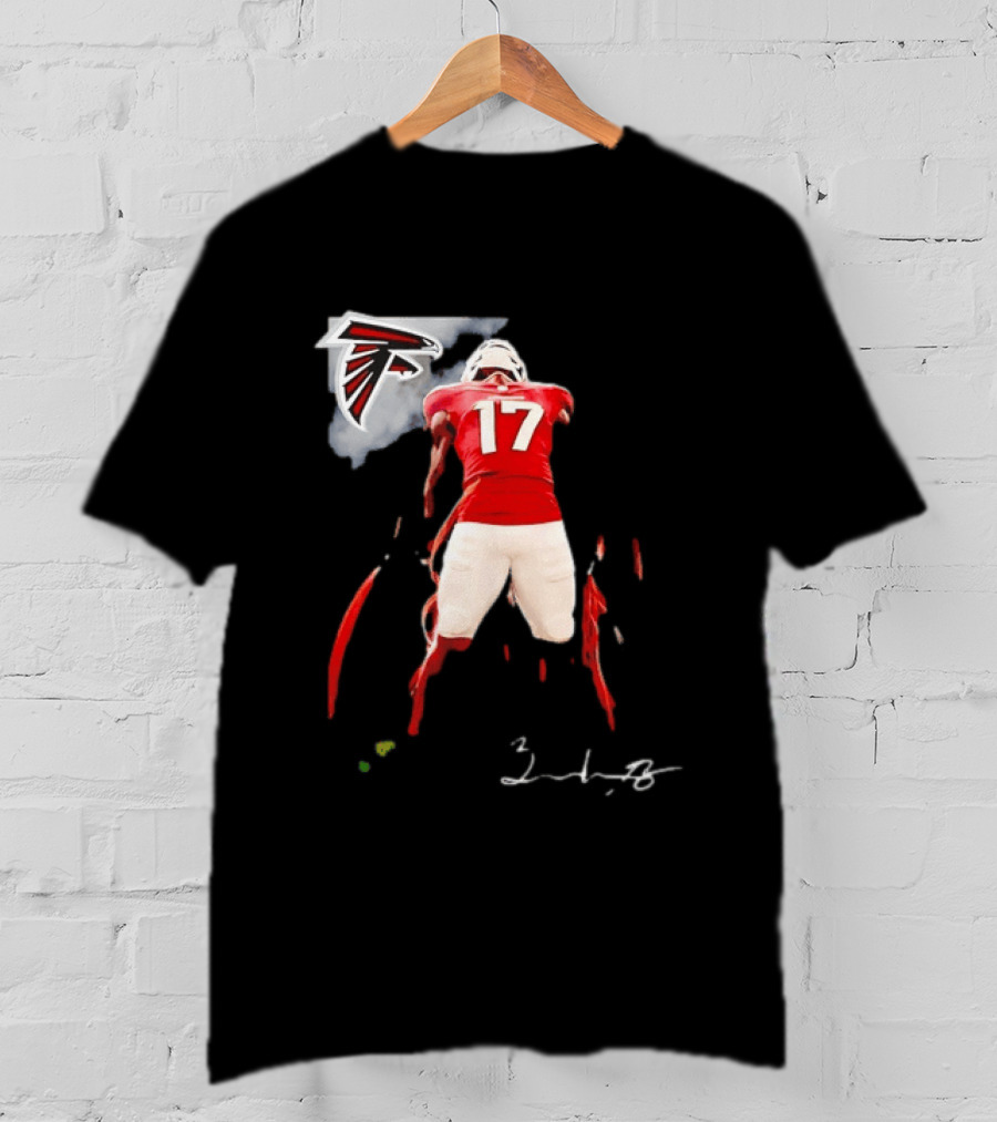 Atlanta Falcons Rookie Zachariah Branch Number 17 T-Shirt