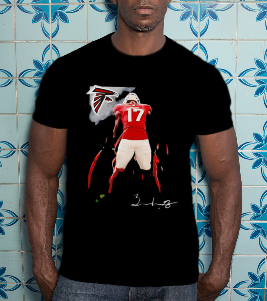 Atlanta Falcons Rookie Zachariah Branch Number 17 T-Shirt
