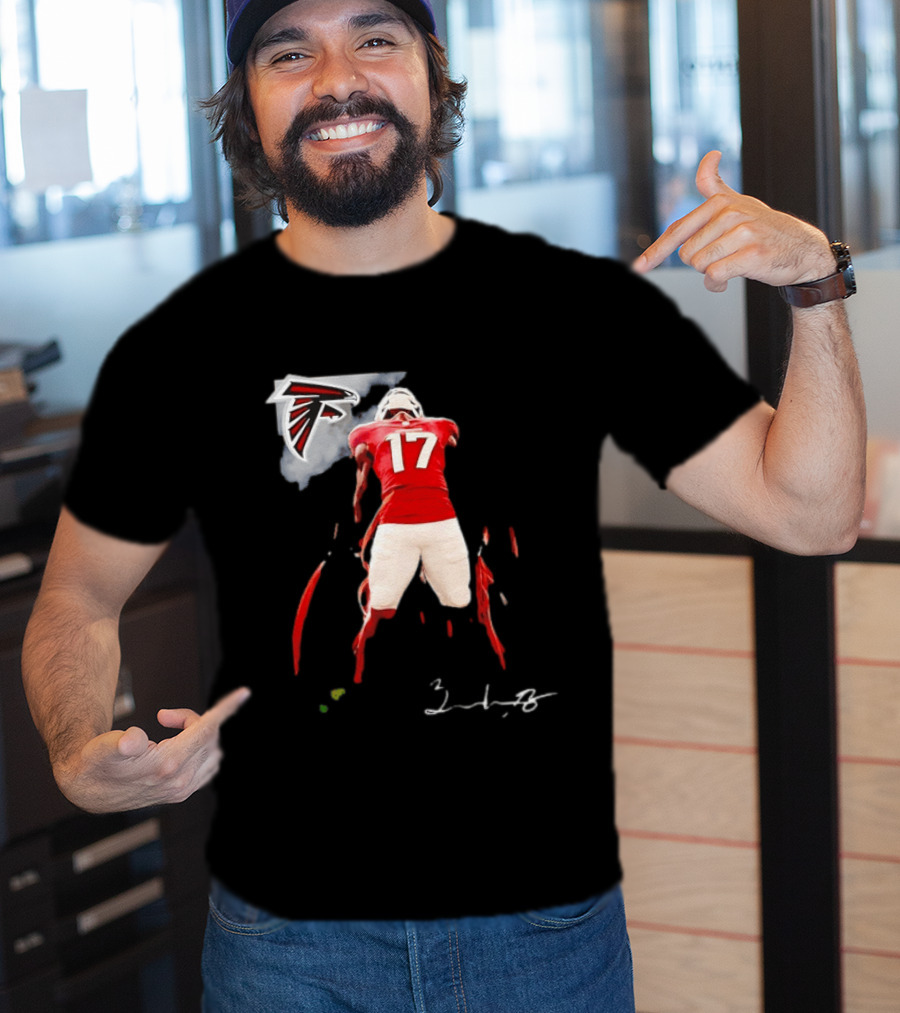 Atlanta Falcons Rookie Zachariah Branch Number 17 T-Shirt