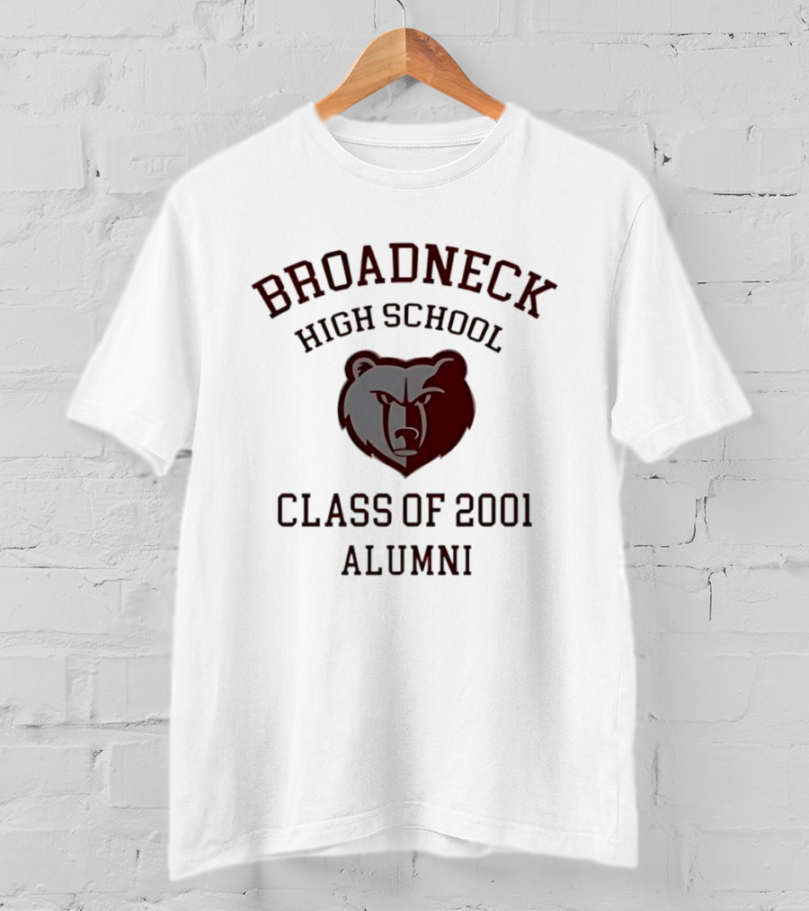 Broadneck High School Class Of 2001 Alumni Bear T-Shirt