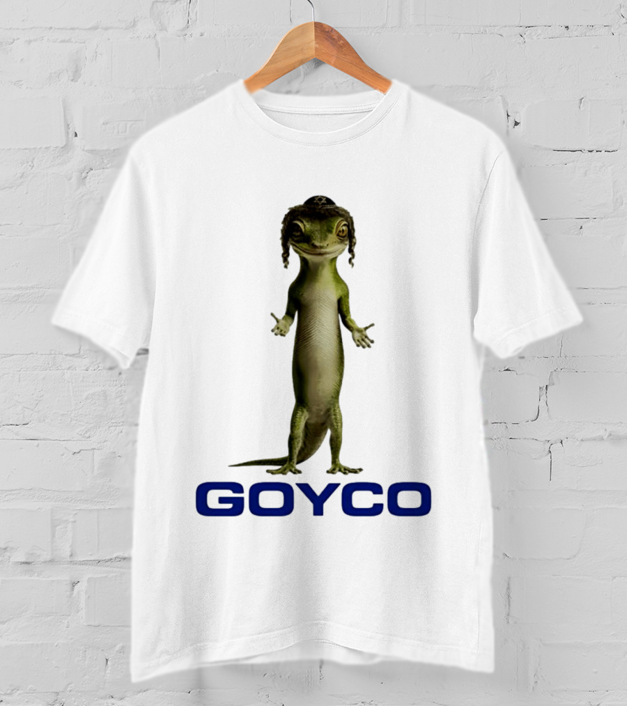 Goyco Lizard With Kippah And Payot T-Shirt