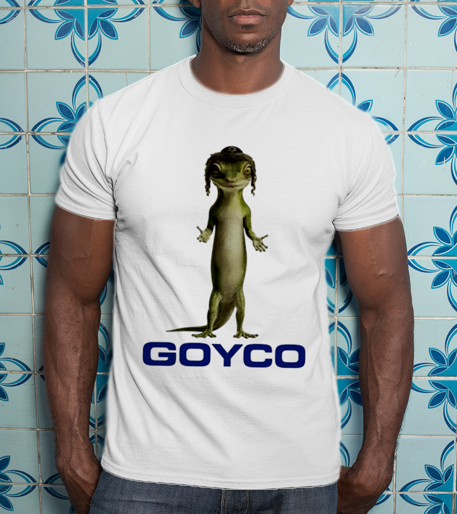 Goyco Lizard With Kippah And Payot T-Shirt