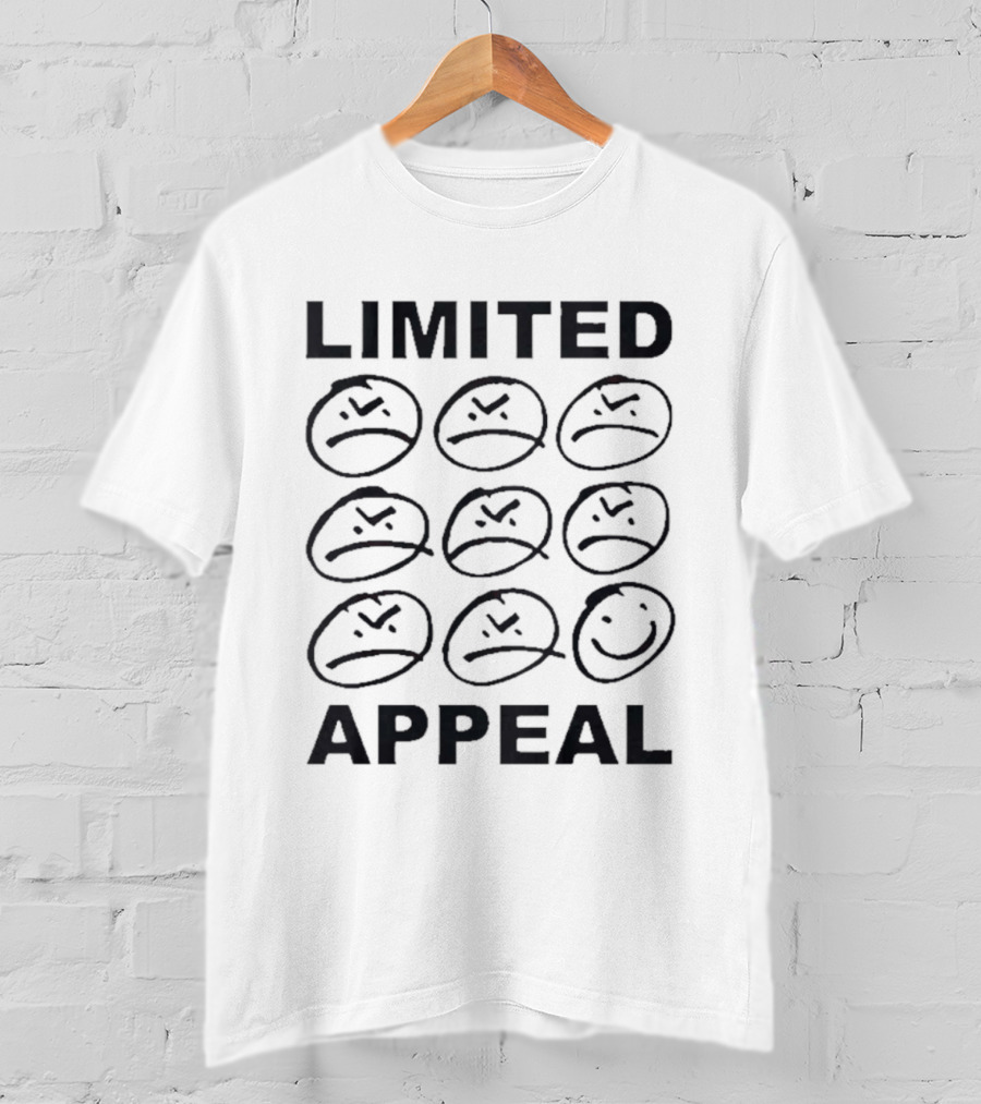 Limited Appeal Records Smiling Frown Faces T-Shirt