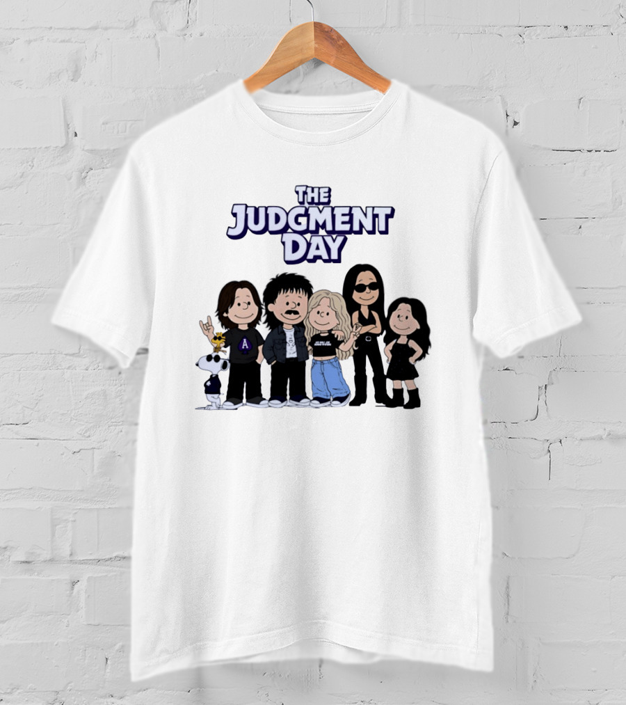 The Judgment Day Peanuts Cartoon Characters Mashup T-Shirt