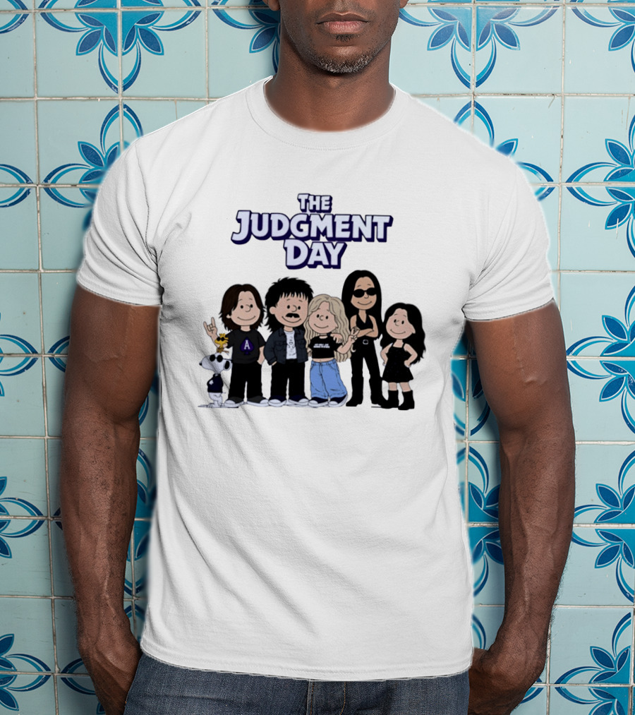 The Judgment Day Peanuts Cartoon Characters Mashup T-Shirt