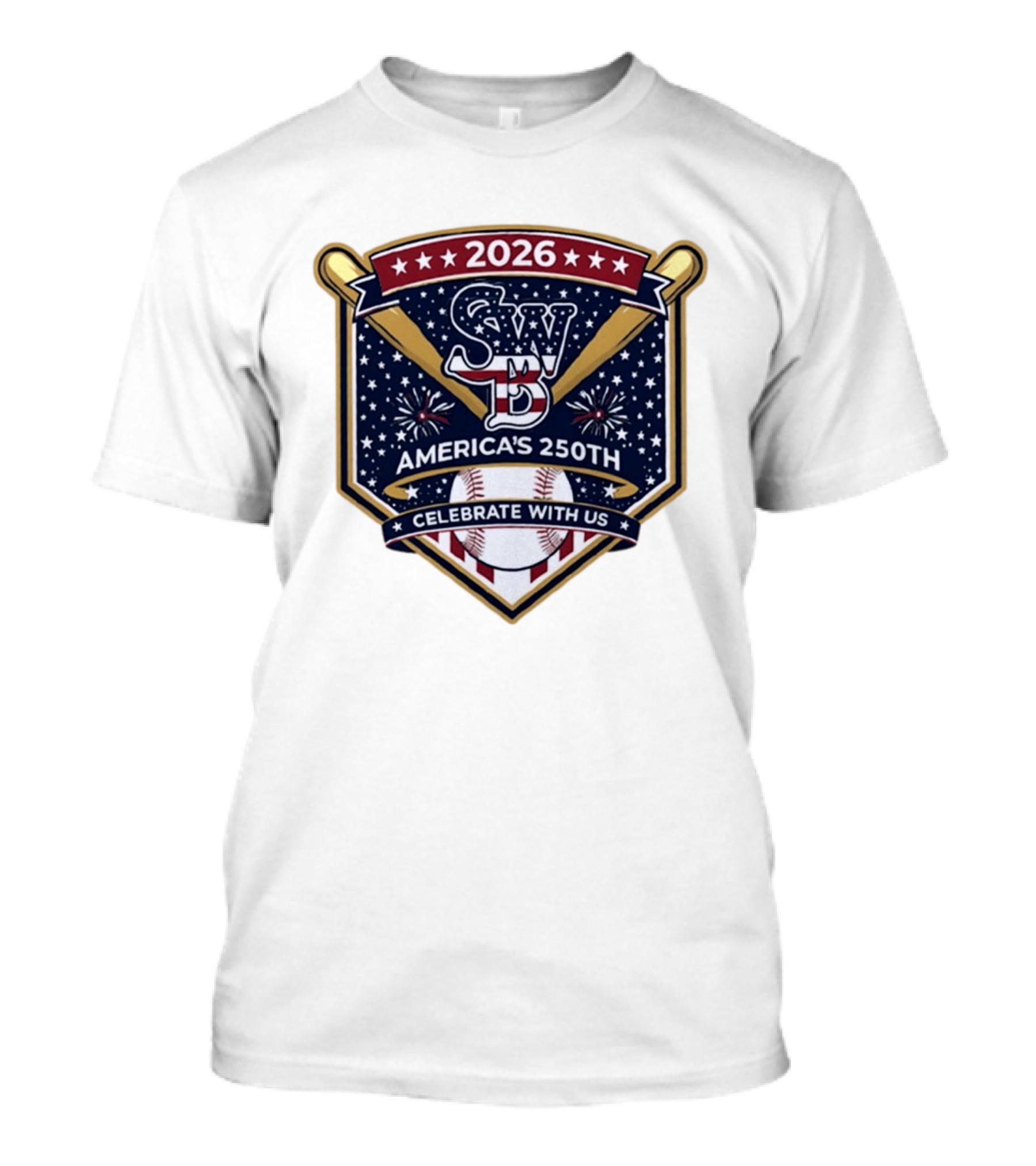 2026 SWB America's 250th Celebrate With Us Baseball T-Shirt